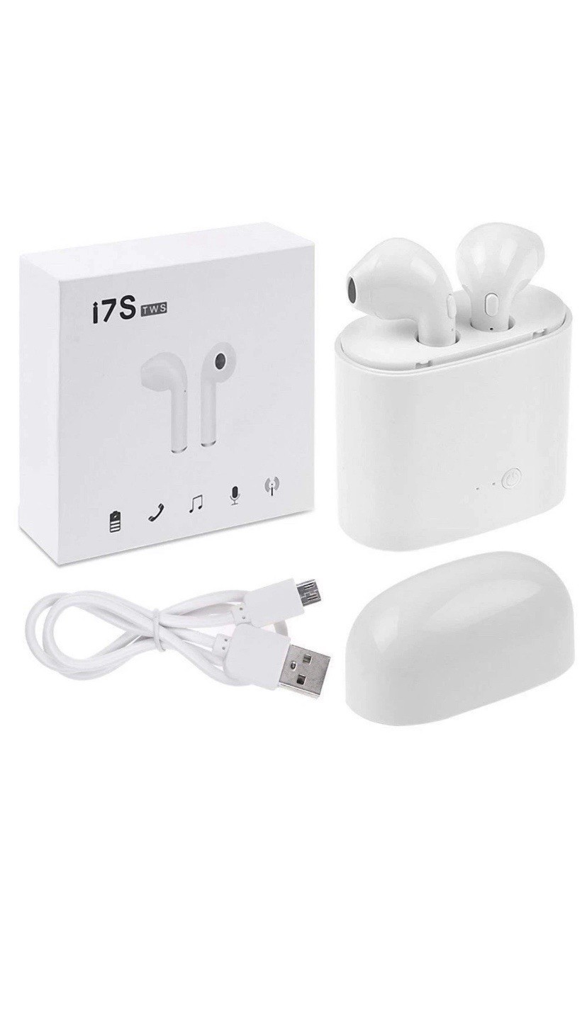 NEW TWS I7S Wireless Bluetooth Earphones for iOS &amp; Android – White - $12.87