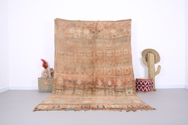 Vintage moroccan handmade berber rug 6.6 FT X 10 FT - £999.19 GBP