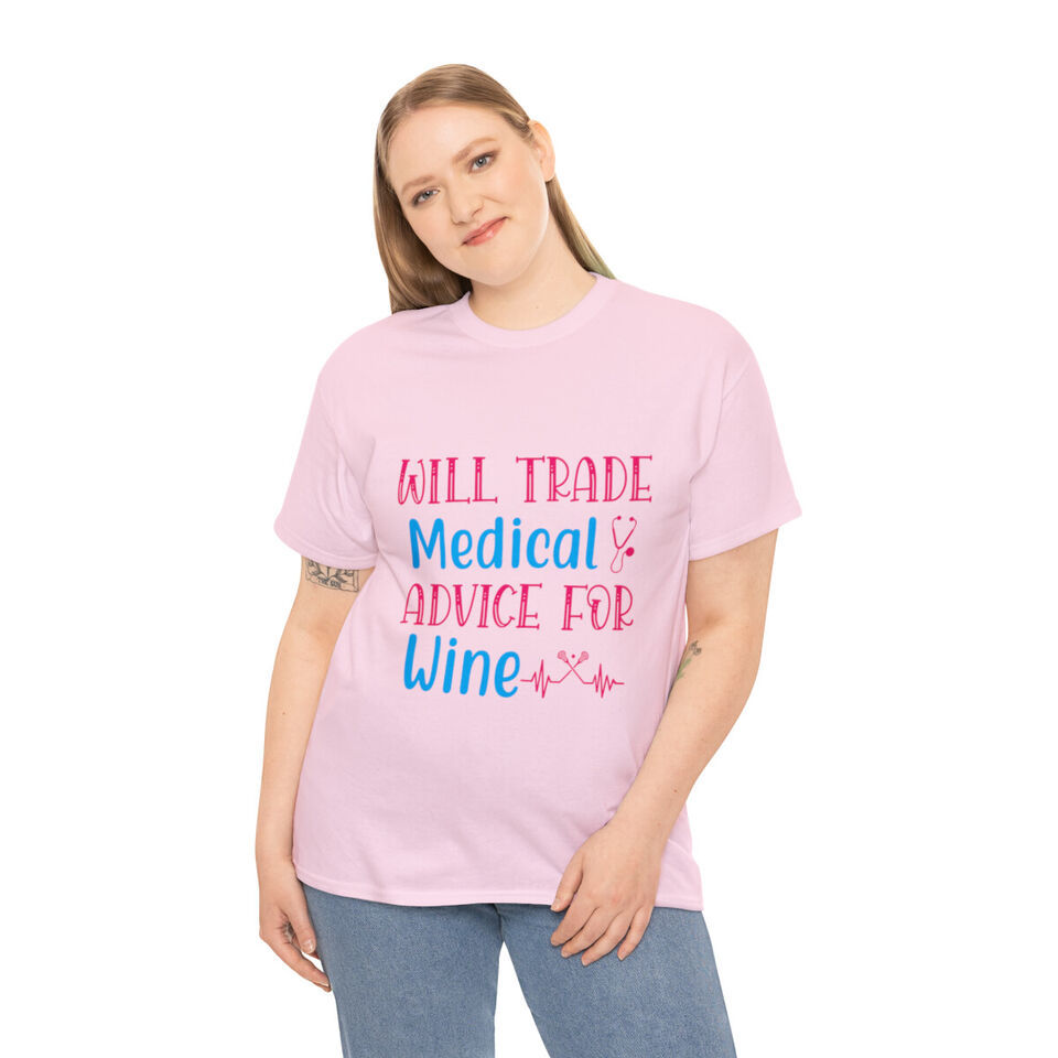 Primary image for funny nurse wine t shirt gift medical tee stocking stuffer women and men