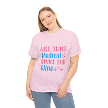 funny nurse wine t shirt gift medical tee stocking stuffer women and men - £15.77 GBP+