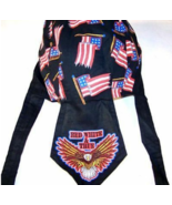 RED WHITE TRUE EAGLE BANDANNA CAP #220 BIKER hat dorag - $6.47 CAD