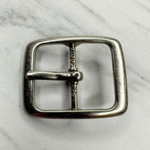 Small Silver Tone Rectangle Simple Basic Belt Buckle - £7.90 GBP
