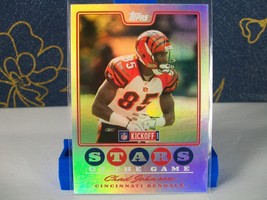 2008  Topps Kickoff Chad Johnson SG-CJ Cincinnati Bengals Stars Of The Game - £1.55 GBP