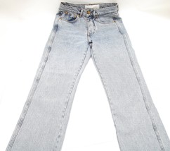 VICTORIA VICTORIA BECKHAM Denim Jeans Light Wash Ankle High Rise Button ... - £225.85 GBP