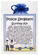 Police Sergeant Survival Kit - Fun, Novelty Gift &amp; Greetings Card / Secret Santa - £6.20 GBP