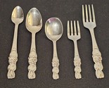 Oneida Community Stainless Peter Rabbit 5 Piece Youth Set Forks &amp; Spoons - $29.02