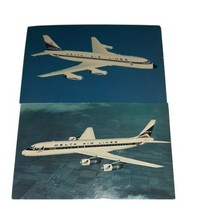 Delta Airlines Convair 880 DC-8 Fanjet Postcards Vintage 1960&#39;s Jet Airp... - $21.99