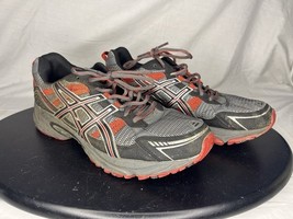 ASICS Gel-Venture 4 Athletic Running Shoes Men’s 11.5 T333N Gray Red Black - $40.00
