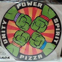 Teenage Mutant Ninja Turtles Metal Tin Sign Wall Hanging TMNT Collectible - $22.24