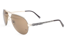 MontBlanc 457 Gold / Brown Sunglasses MB457S 28J 61mm - £161.32 GBP