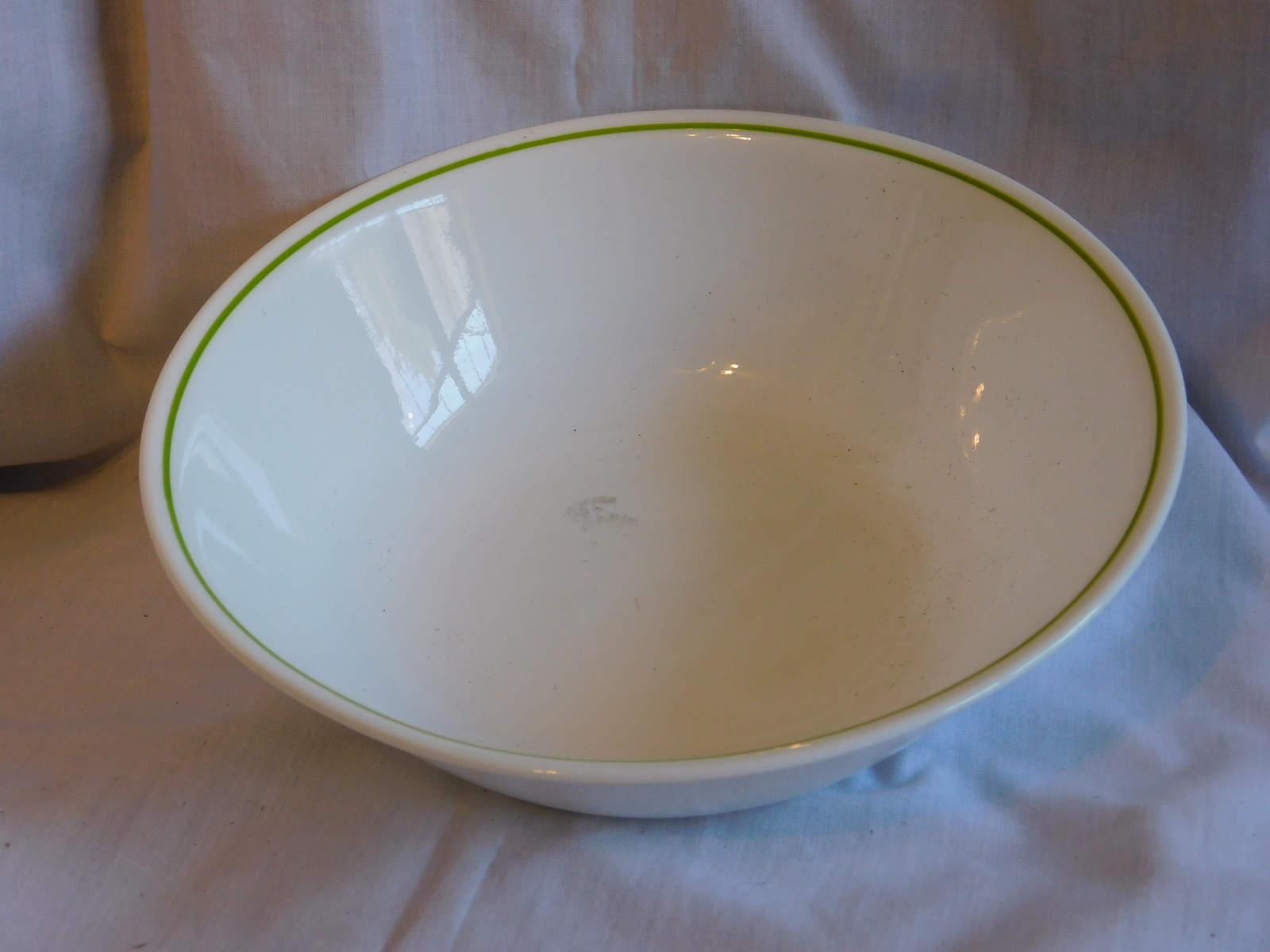 Corelle 10" Lime Green Stripe Serving Bowl   - $22.99