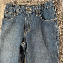 Carhartt Jeans Mens 30W 30x29 Medium Wash Work Rugged Traditional Fit 101496 420 - £12.97 GBP
