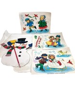 Dickens Traditions Darlings Christmas Cling Window Decorations Plus Snow... - £27.80 GBP
