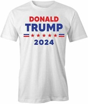 Donald Trump 2024 T Shirt Tee Short-Sleeved Cotton Political Clothing S1WCA596 - £16.53 GBP+