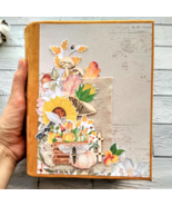 Farmlife junk journal handmade Fall forest junk book for sale complete t... - $500.00