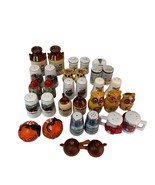 State And City Salt &amp; Pepper Shaker Sets Multiple Lot Of 15 OH UT TX OK ... - $838.58 MXN