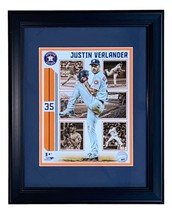 Justin Verlander Enmarcado 8x10 Houston Astros Foto - £38.74 GBP