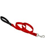 Dog Leash by Lupine in 3/4&quot; Wide Red 6-Foot Long with Padded Handle - $425.20 MXN