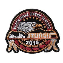 Hot Leather Men&#39;s Official Sturgis Motorcycle Rally Official Composite Patch(Red - £8.96 GBP