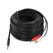 Rca Aux Audio Cable 50 Feet, 3.5Mm Aux To 2Rca Male Stereo Audio Y Cable - £14.45 GBP