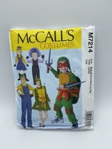 McCall&#39;s M7214 Ninja Turtles &amp; Minions Costumes Sz Adult S, M, L, Xl - £5.72 GBP