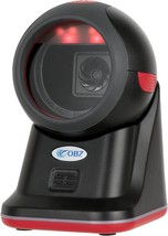 Pos Pc Retail Store Supermarket Library Obz 1D 2D Desktop Barcode Scanner, Qr 2D - $55.93