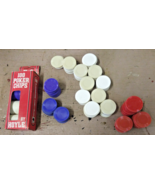 USED!! 267 PLASTIC POKER CHIPS, HOYLE &amp; OTHERS, FREE SHIPPING US ONLY!! - $273.81 MXN