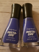 Sally Hansen Insta-Dri Fast Dry Nail Polish # 435 Prompt Blue Bundle of 2.. - £5.04 GBP