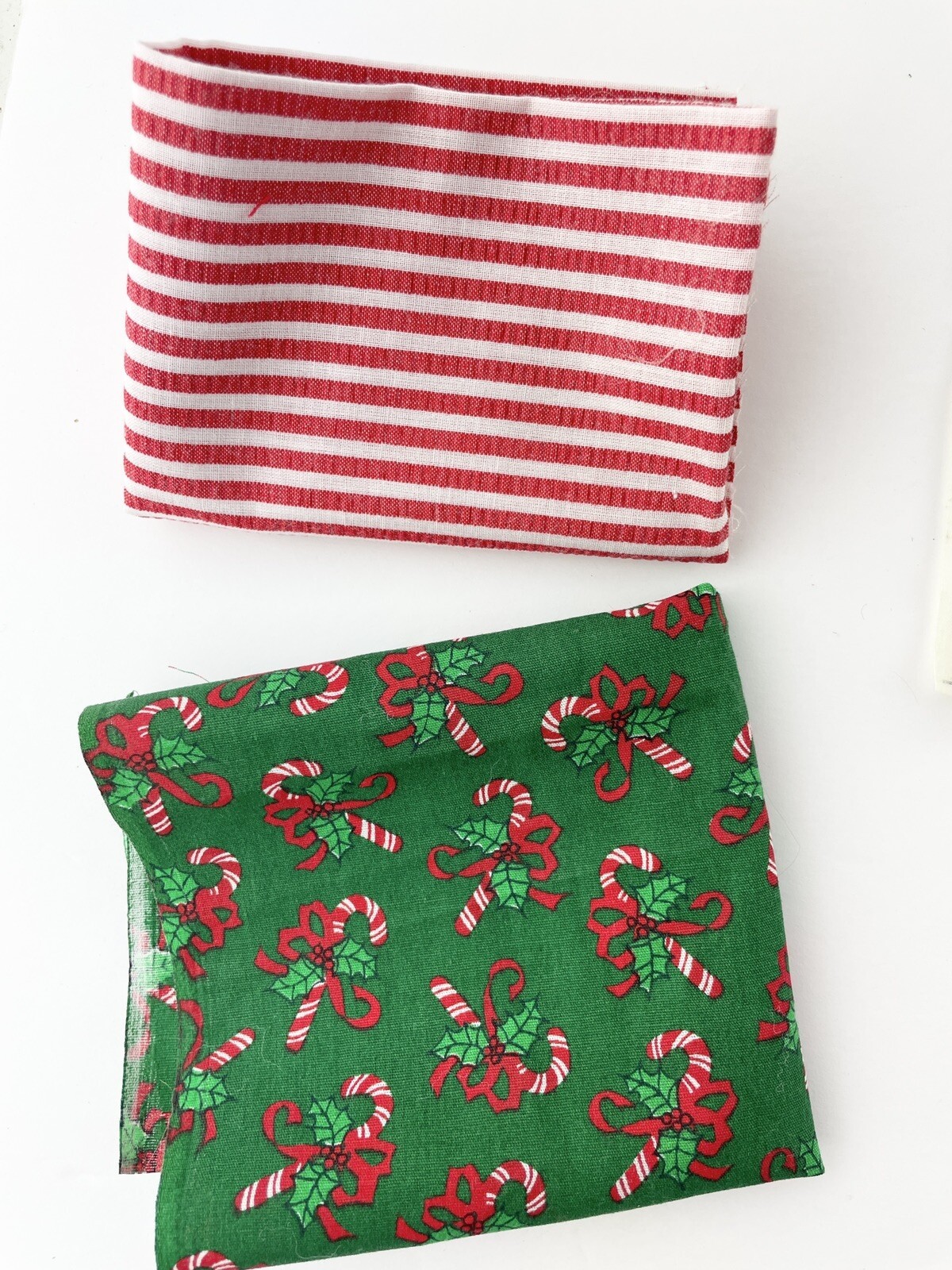 Fabric Craft Project  2 Angel Ornaments  1 Christmas Tree and 1 Sleigh Pillow Item image 6