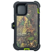 for iPhone 11 Pro 5.8&quot; Heavy Duty Camo Case w/ Clip LIGHT GREEN/OAK - $8.56