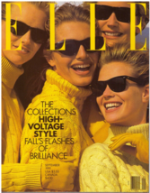 1991 Elle Vintage Fashion Magazine Drew Barrymore John Turturro Steven Seagal - £62.90 GBP