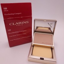 CLARINS Everlasting Compact Long Wearing Comfort Foundation 109 WHEAT - £14.02 GBP
