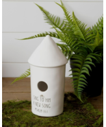 Ceramic Silo Birdhouse - Psalms scripture - €27,44 EUR