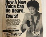 Talk Back Live Vintage Tv Guide Print Ad CNN Susan Rook Tpa25 - $5.93