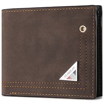 New Design Frosted Triple Fold Wallet For Boys Retro Folding Short Money Clip - £52.05 GBP