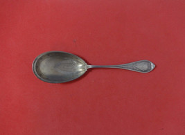 Marguerite by Wood &amp; Hughes Sterling Silver Berry Spoon GW Bright-Cut 9 1/8&quot; - £165.39 GBP