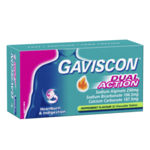Gaviscon Dual Action 32 Chewable Tablets – Peppermint - $79.27