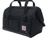 Carhartt Tool Duffle Bag 14” 25 Pocket Zippered Top Black Rain Defender - $46.51