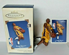 2003 Kobe Bryant Lakers NBA  Hallmark Hoop Stars Handcrafted Ornament U18 - £78.55 GBP