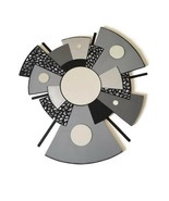 Gray ZEN Mirror Wall sculpture, Contemporary Modern Abstract Mirror 24x2... - $2,621.90 MXN