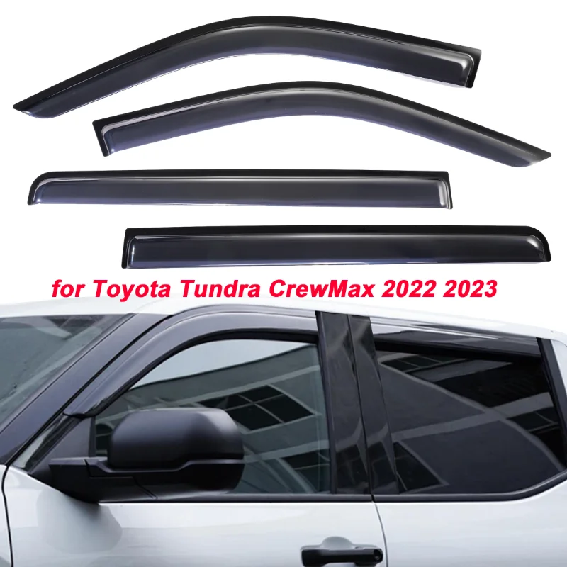 4Pcs/set Car Side Window Rain Shield shield Window Deflector Rain Guards for  Tu - £69.23 GBP