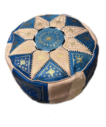 Moroccan pouf- Moroccan ottoman - Moroccan hassock - Moroccan Fez pouf -... - $2,578.69 MXN
