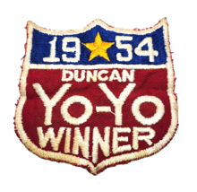 Vintage 1954 Duncan Yo-Yo Winner Patch - £23.37 GBP
