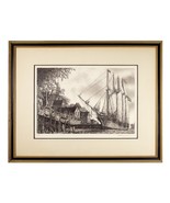 &quot;The William White&quot; Clipper Ship Etching by Alan Jay Gaines Gorgeous Con... - $4,040.91 MXN