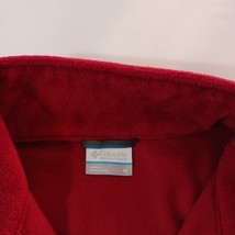Columbia AM1528 Men's M Red Steens Mountain 1/2 Zip Fleece Pullover Sweatshirt image 3