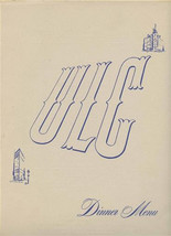 Union League Club Dinner Menu Chicago Illinois 1951 - £44.83 GBP