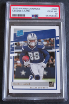 2020 Donruss #306 Ceedee Lamb Dallas Cowboys Football Card PSA 10 - $75.00