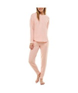 Roudelain Womens Long Sleeve Henley Top &amp; Jogger Lounge Set Medium - $17.84