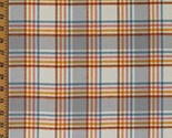 Mammoth Organic Flannel Crepe Weave Spice Plaid Flannel Fabric by Yard D... - $13.95