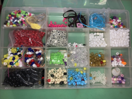 mixed beads lot  jewelry making mix variety bead supplies Look! Various Sizes - £21.87 GBP